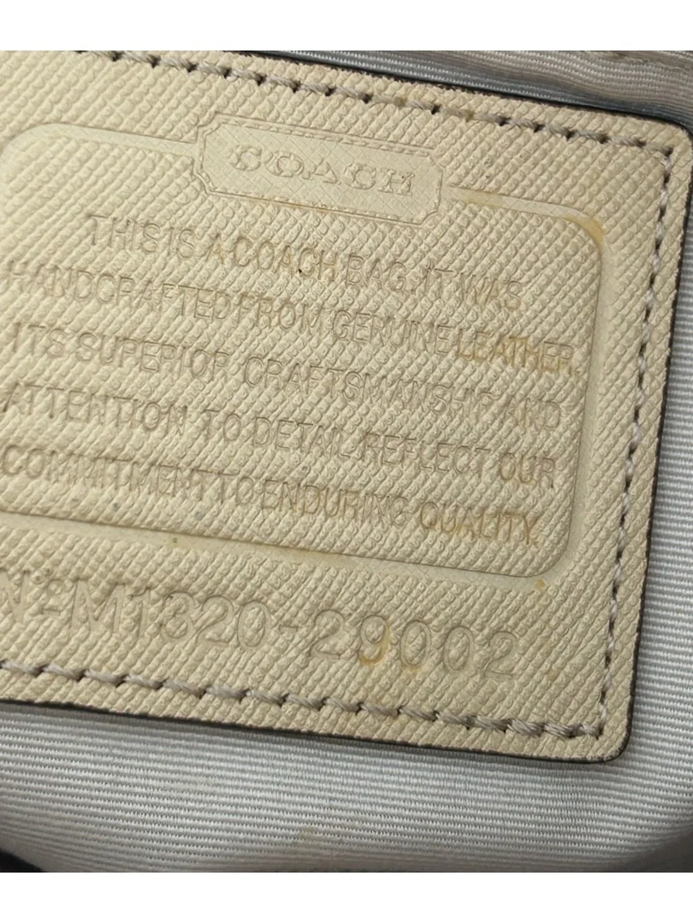 Coach Madison Beige Saffiano Leather Zip Top Tote Shoulder Bag Large
